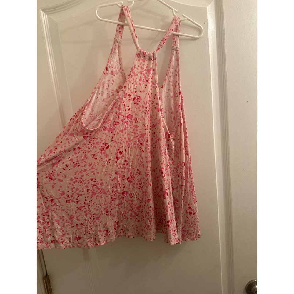 Dip Eco-Friendly Sleep Dress M Pink Floral Print Viscose/Spandex - Picture 4 of 5